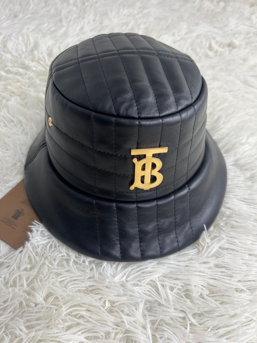 Burberry hat leather for sale  