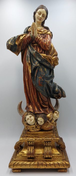 Sculpture inmaculada alabaster for sale  