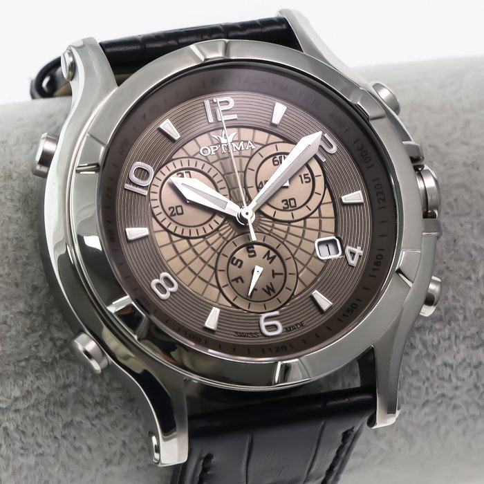 Optima swiss chronograph for sale  