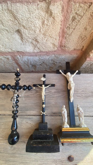 Crucifix bone porcelain for sale  