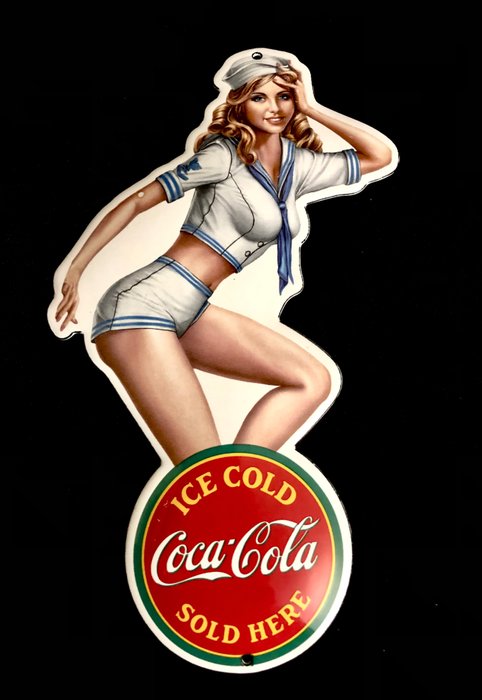Coca cola sign usato  
