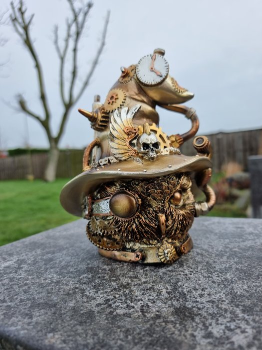 Statue steampunk owl for sale  