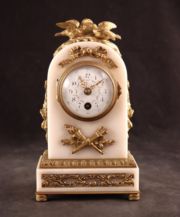 Table clock marble for sale  