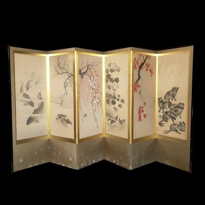 Six fold byōbu for sale  