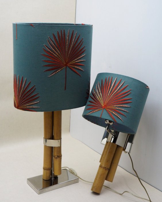 Bamboo set lamps for sale  