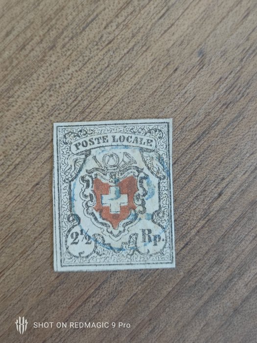 Switzerland 1850 local usato  