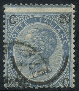 Italy 1865 vittorio usato  