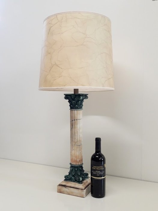 Marmeren tafellamp hoog for sale  