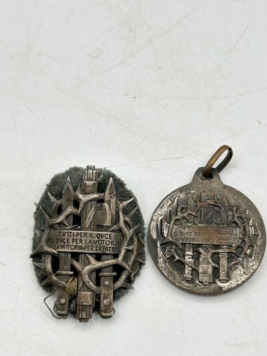 Italy medal m.v.s.n. usato  