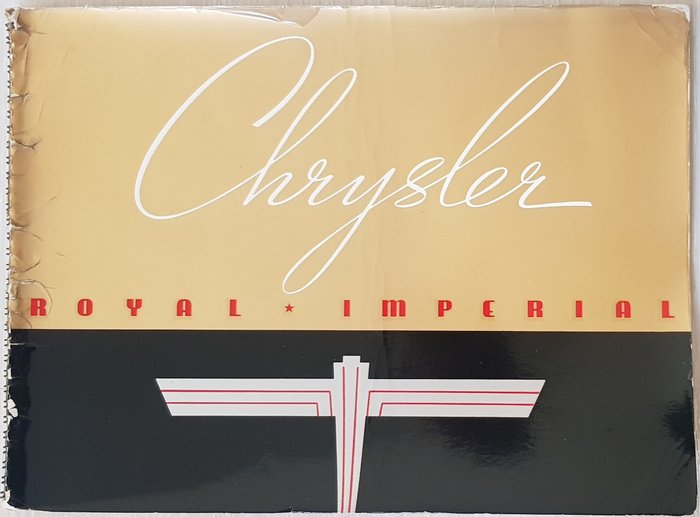 Brochure chrysler royal for sale  