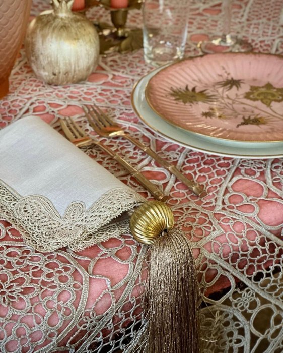 Old lace tablecloth for sale  