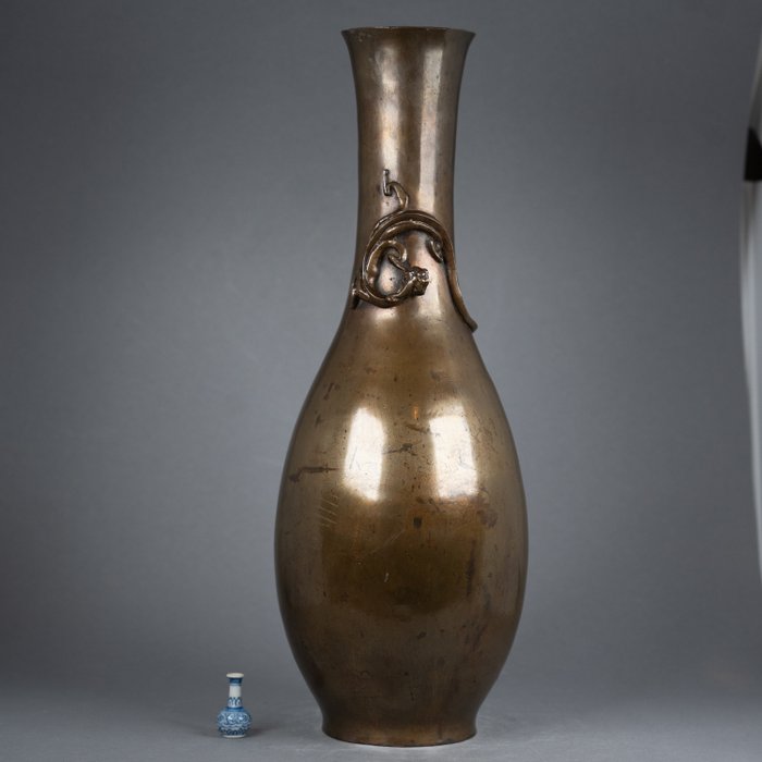 Vase bronze china for sale  