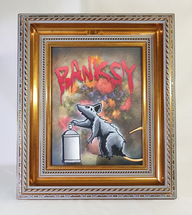 Fictional banksy rat for sale  