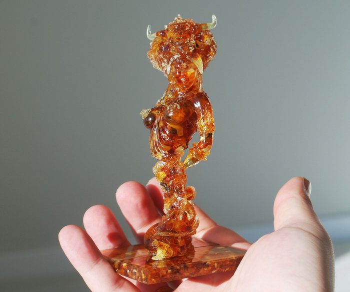 Baltic amber figurine for sale  