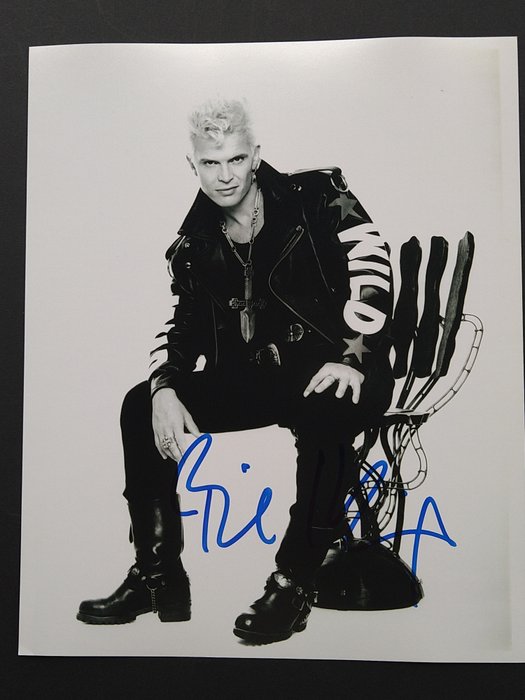 Billy idol photograph for sale  