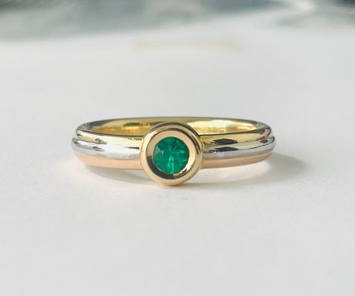 Cartier ring tricolor for sale  