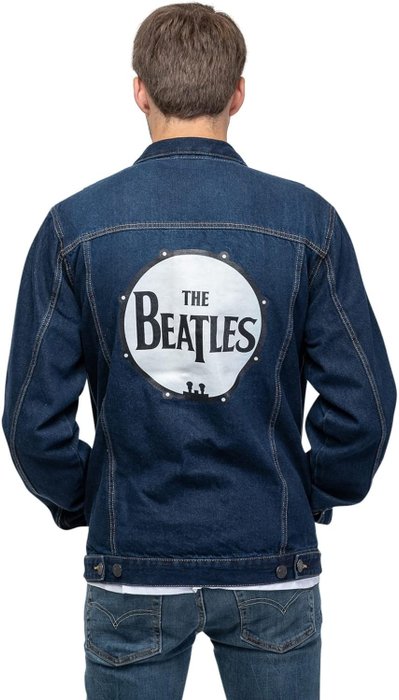 Beatles denim drum for sale  