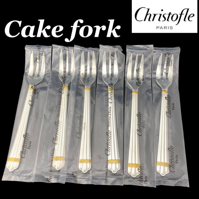 Christofle cake fork for sale  