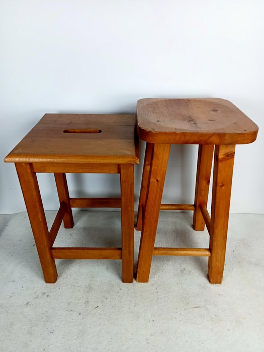 Stool two wooden for sale  