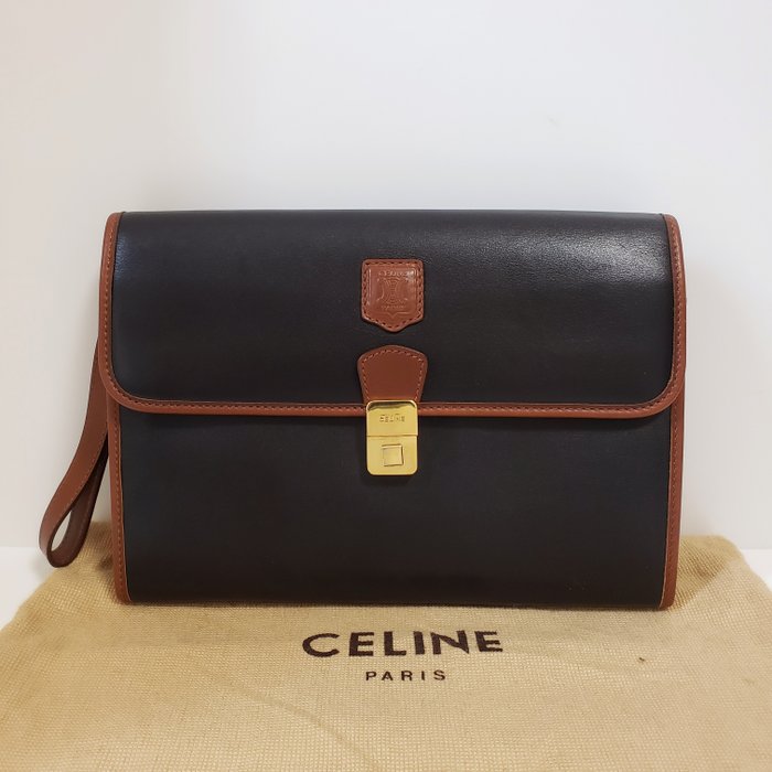 Céline black leather for sale  