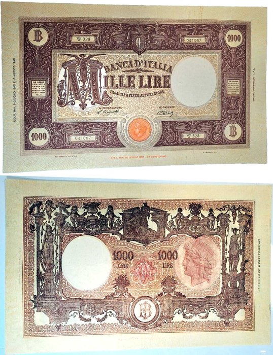 Italy. 1.000 lire for sale  