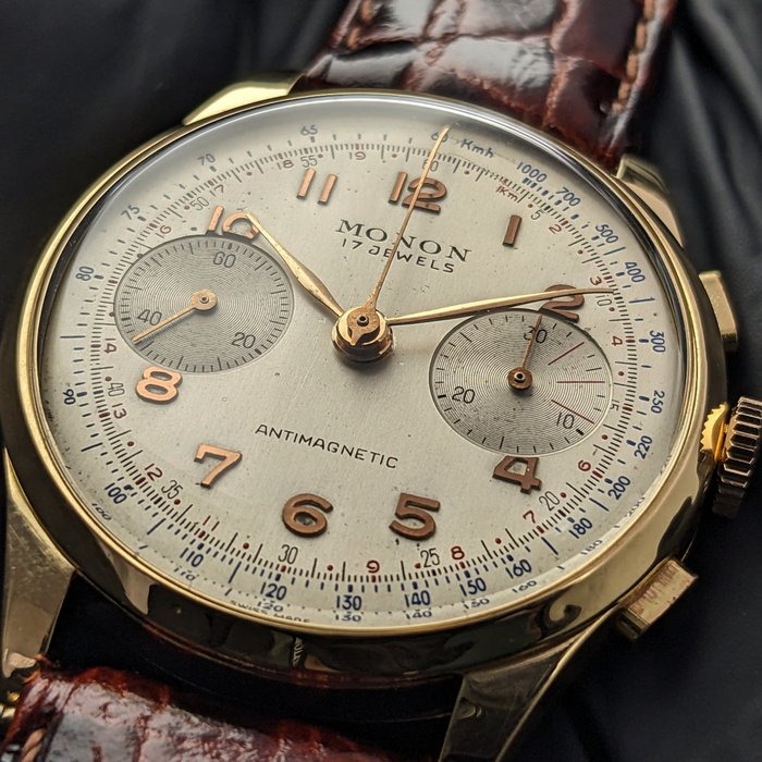 Monon chronographe 18k for sale  