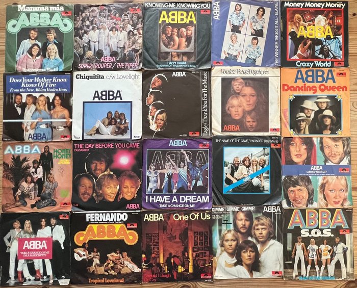 Abba original singles for sale  