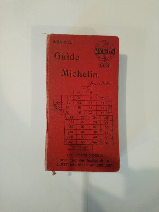 Guide michelin 1924 d'occasion  