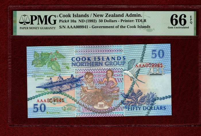 Cook islands. dollars usato  