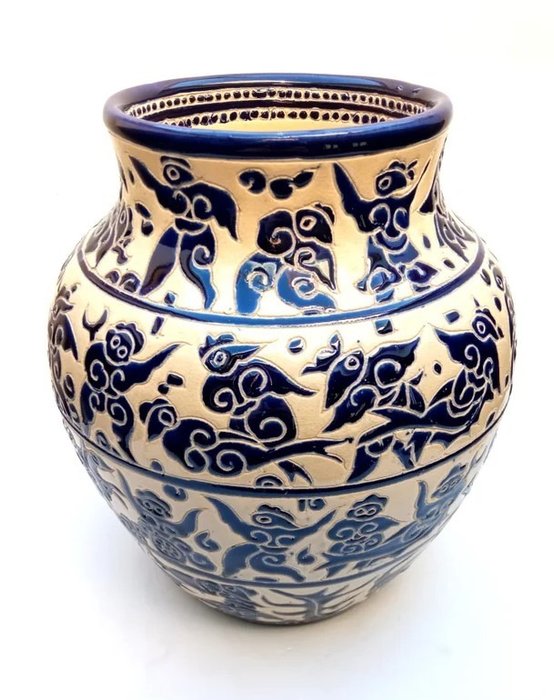 Vase ceramic enamel for sale  