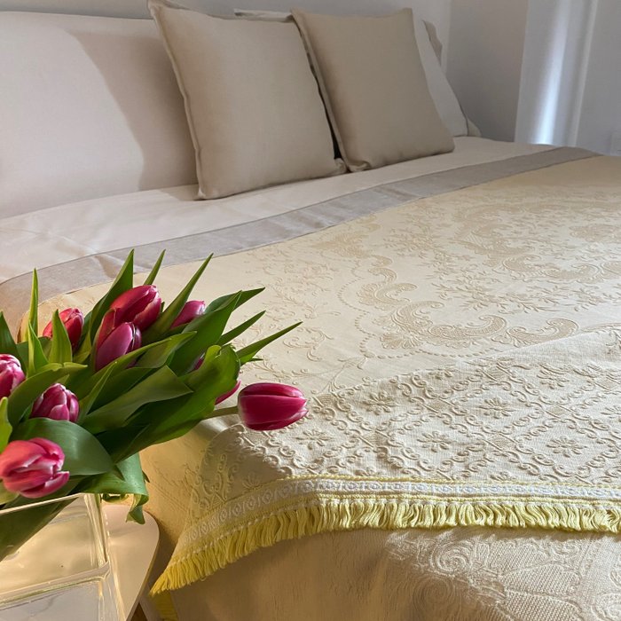 Brocade bedspread. reserve for sale  