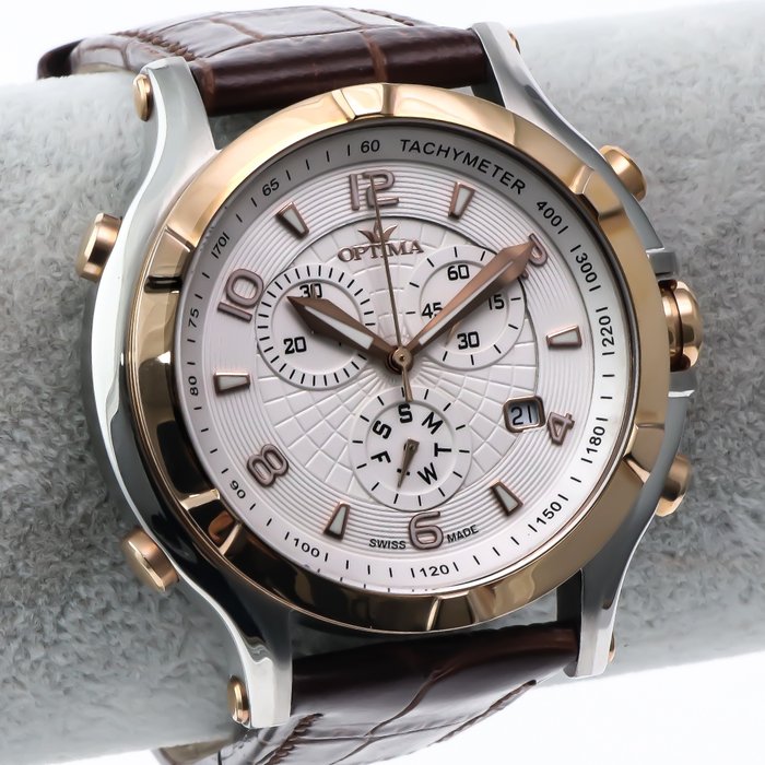 Optima swiss chronograph for sale  