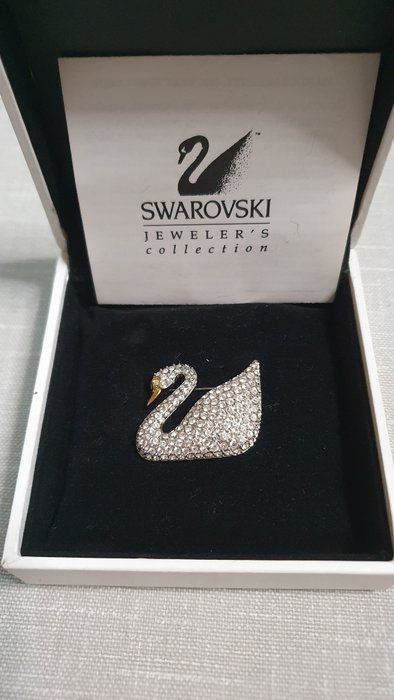 Figurine swarovski brooch for sale  