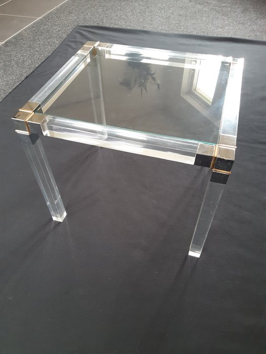 Side table plexiglass d'occasion  