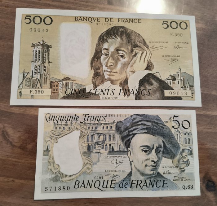 500 francs francs d'occasion  