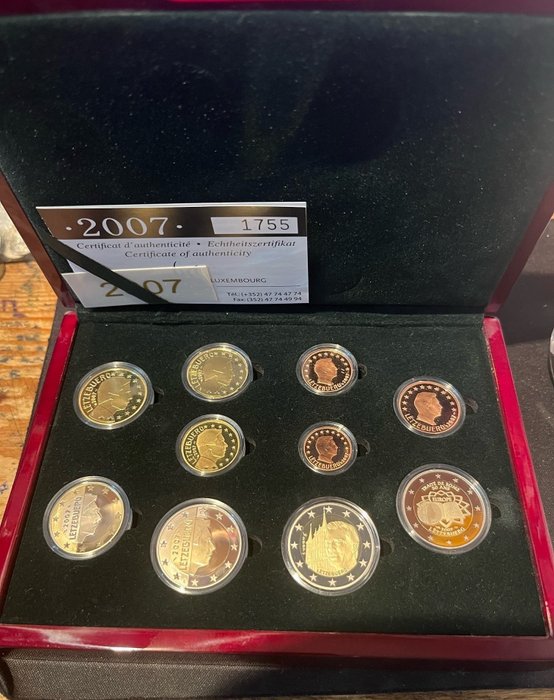 Luxembourg. proof set for sale  