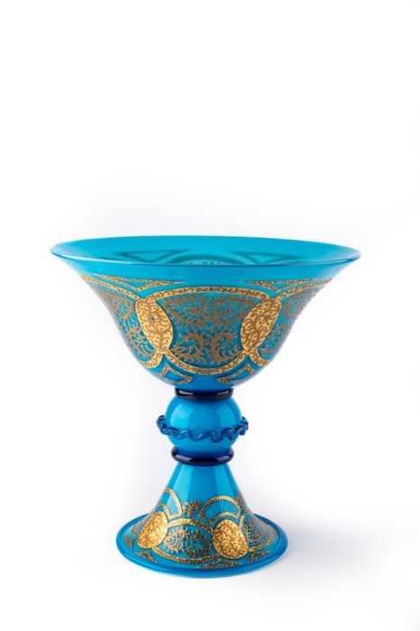 Murano goblet glass for sale  