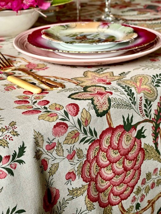Tablecloth printed exotic for sale  