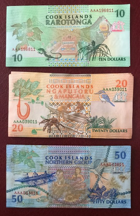 Cook islands. 50 usato  
