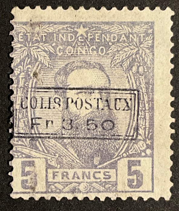 Belgian congo 1889 usato  