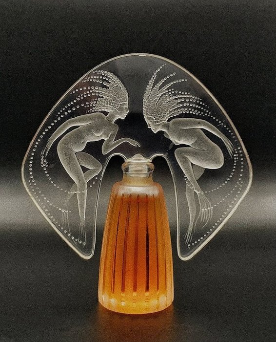 Perfume bottle lalique for sale  