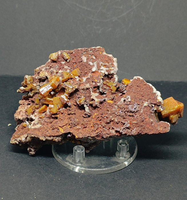 Wulfenite crystals matrix for sale  