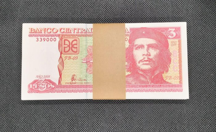 Cuba. 100 pesos usato  
