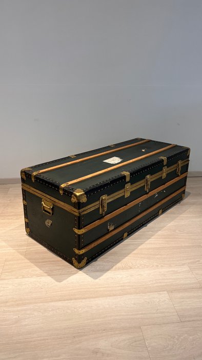 Storage trunk leather for sale  