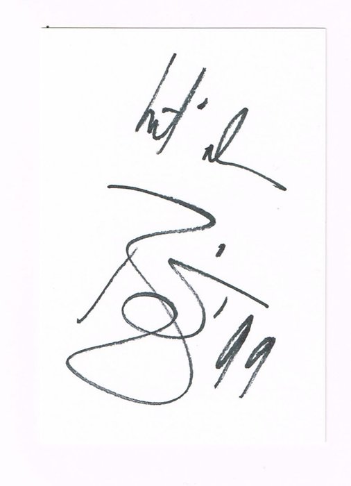 David bowie signature for sale  