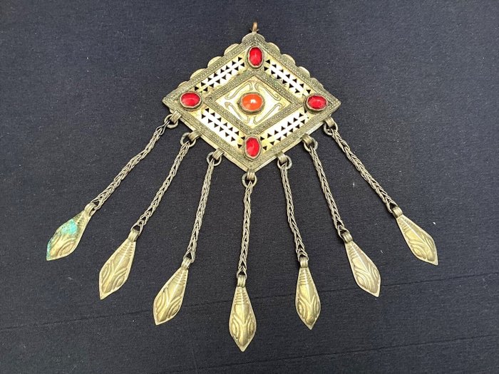 Antique turkmen pendant for sale  
