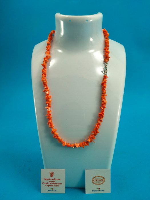 Sardinian coral necklace for sale  