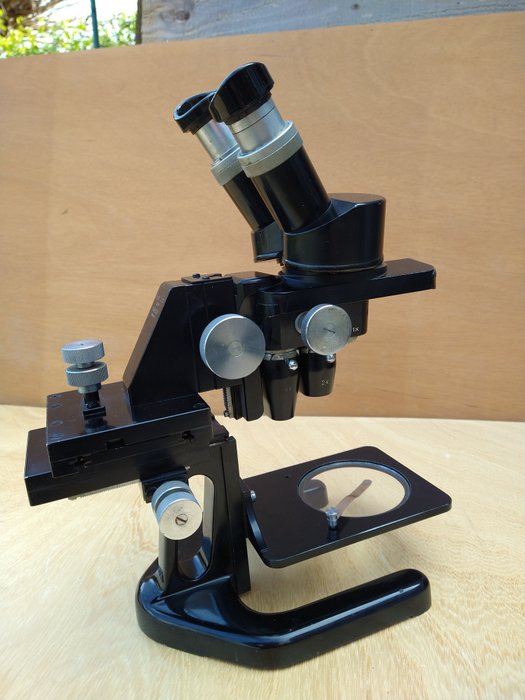 Microscope leitz stereomicrosc for sale  