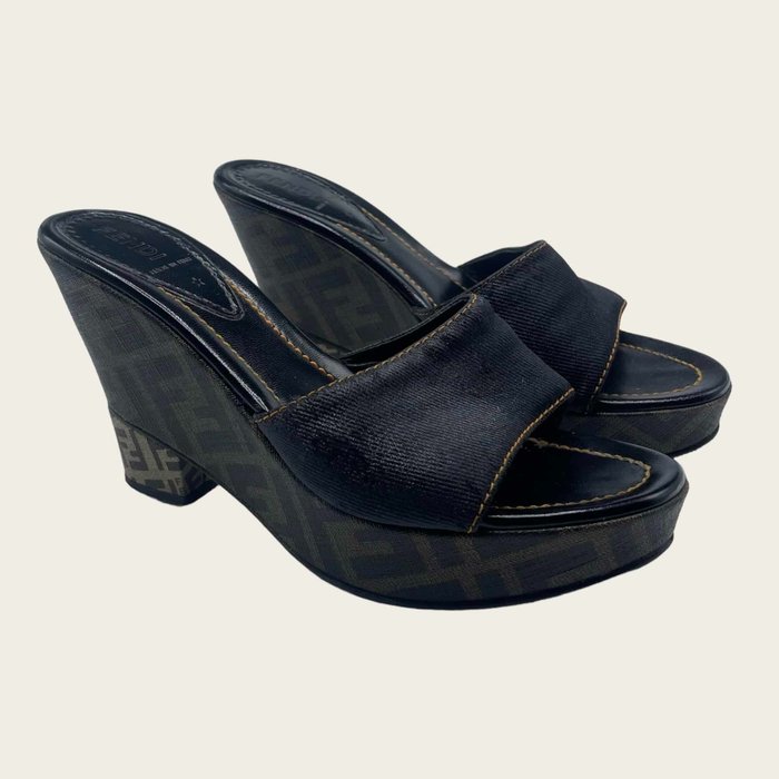 Fendi heeled sandals for sale  