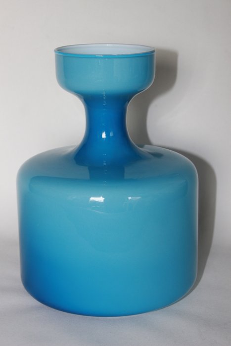 Vase blue vintage for sale  